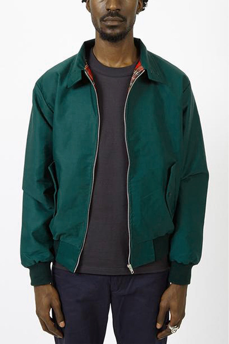 Veste Harrington classique pour homme à doublure tartan
