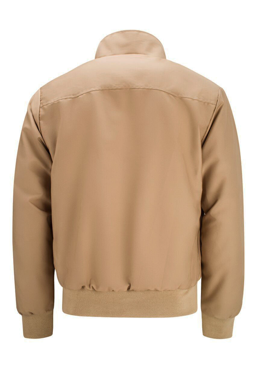 Veste Harrington classique pour homme à doublure tartan