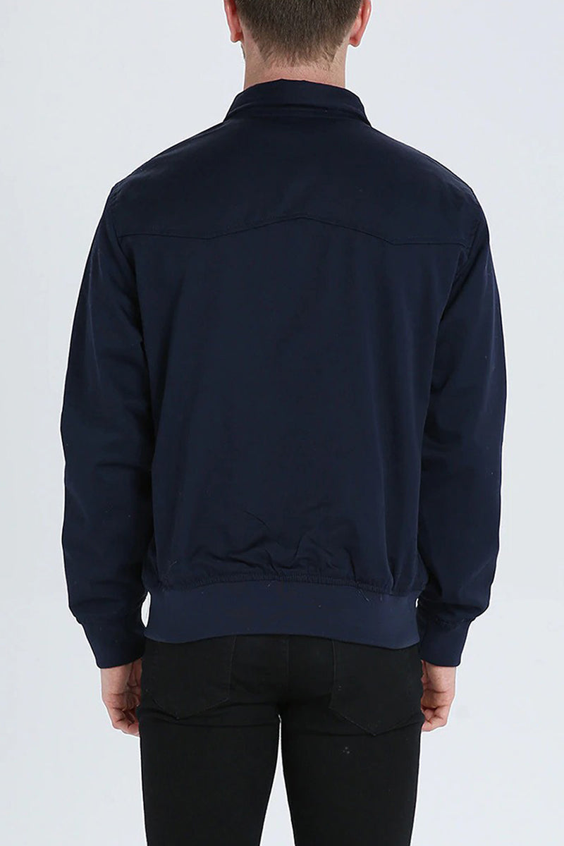 Veste Harrington classique pour homme à doublure tartan