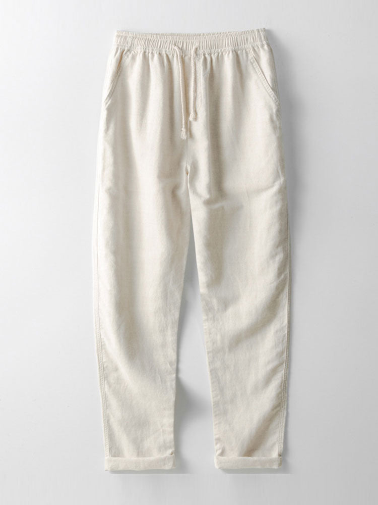 Conjunt d'estiu de camisa i pantalons de lli