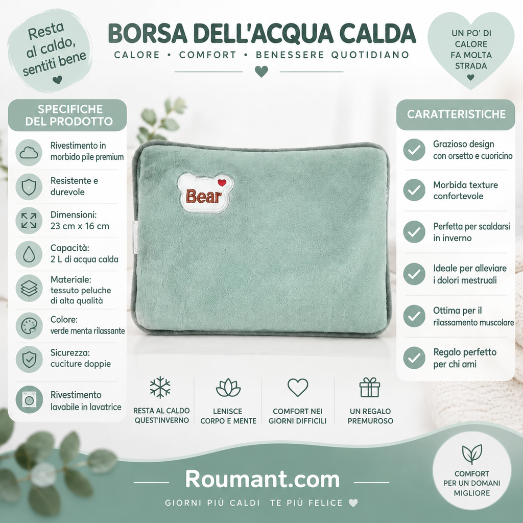 Bossa d'aigua elèctrica recarregable anti-explosió