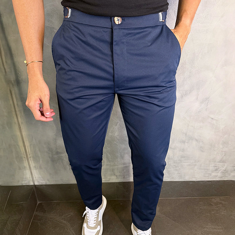 Pantaloni slim fit elasticizzati da uomo