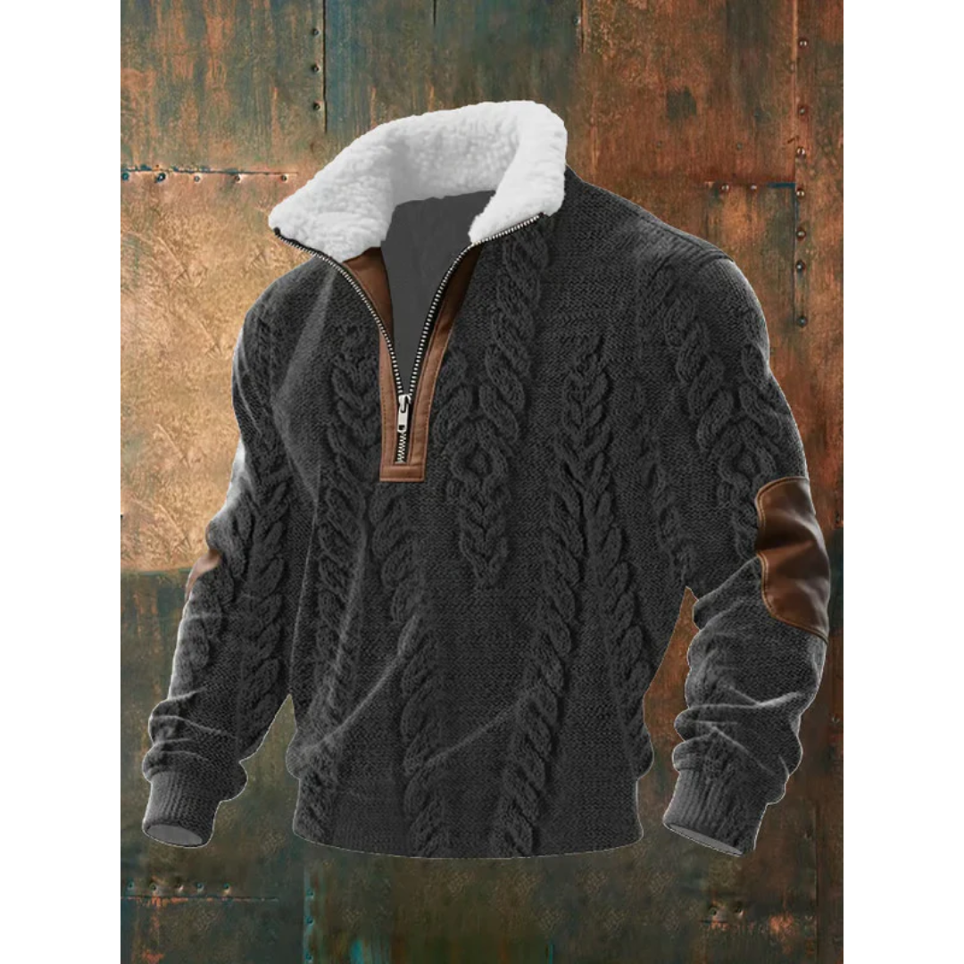 Polaire en jersey zippée