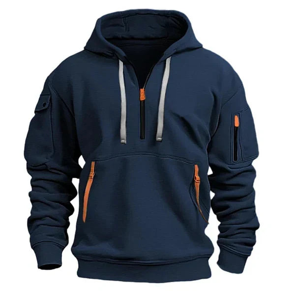 Sweat à capuche coupe décontractée