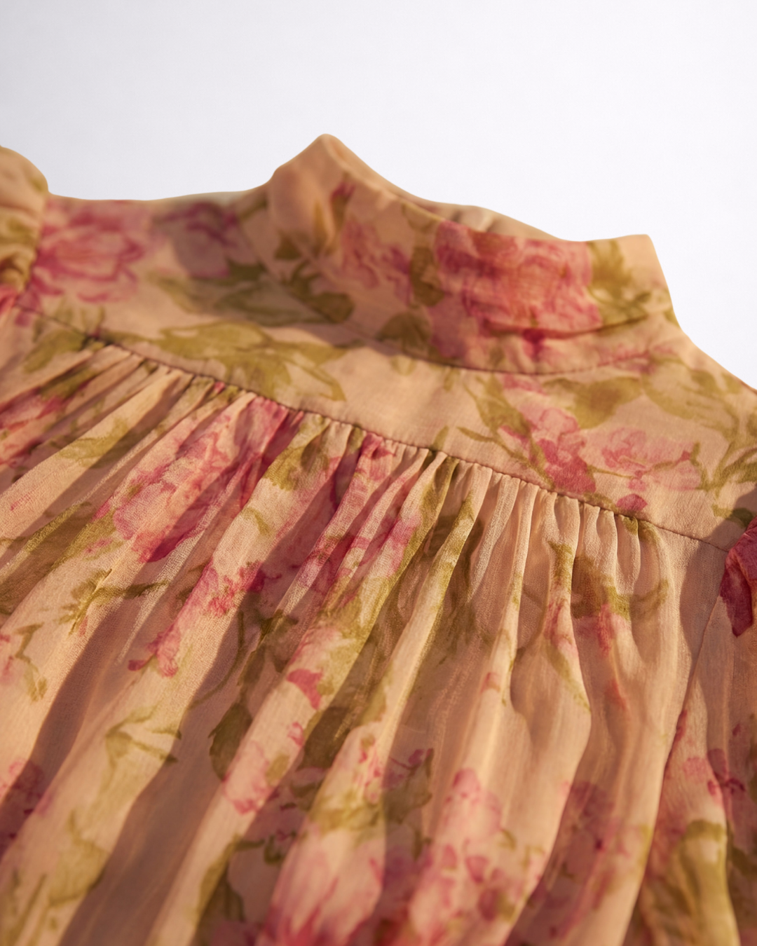 Vestit llarg floral de gasa