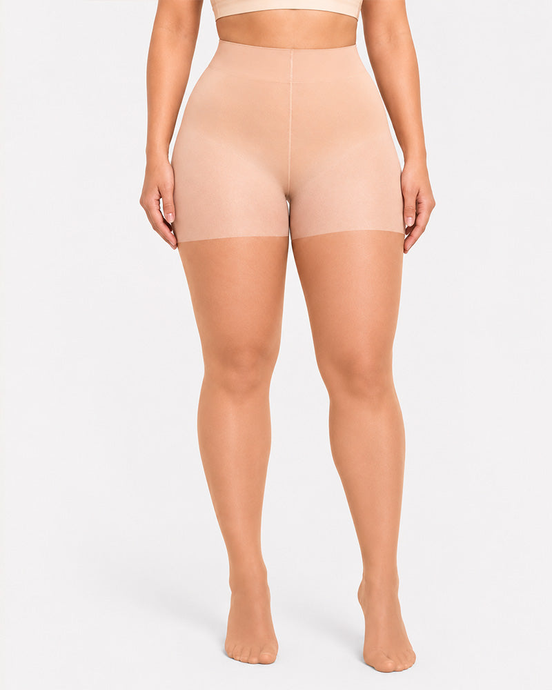 Leggings modeladors opacs ultraresistents, que controlen l'abdomen i eleven els glúts