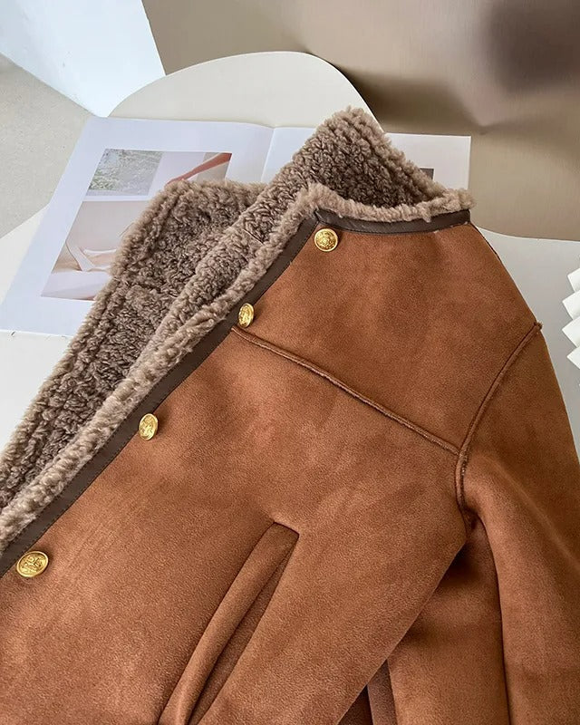 Chaqueta de piel de oveja