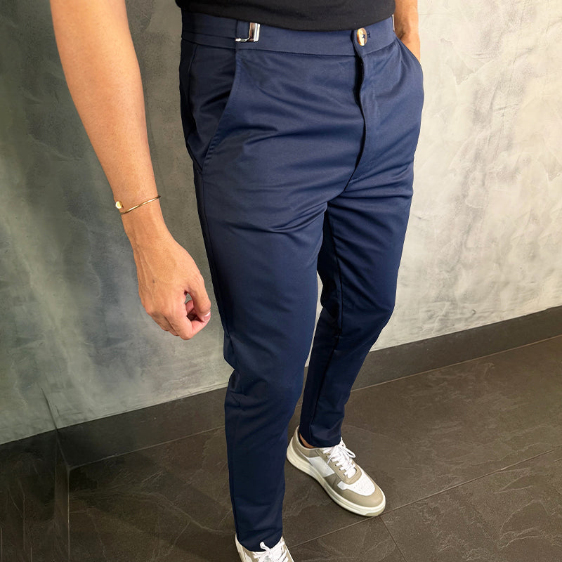 Pantaloni slim fit elasticizzati da uomo