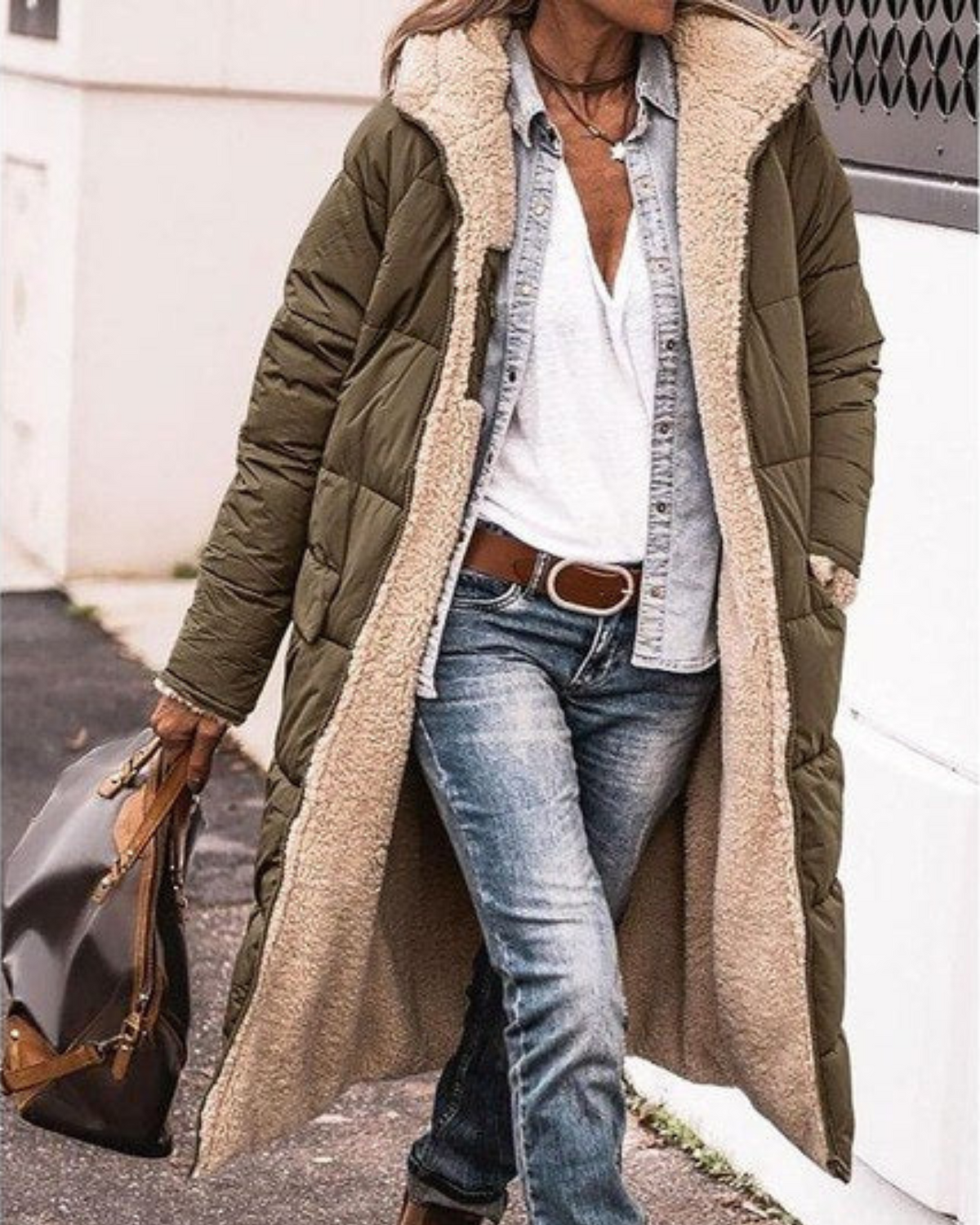 Manteau réversible de saison
