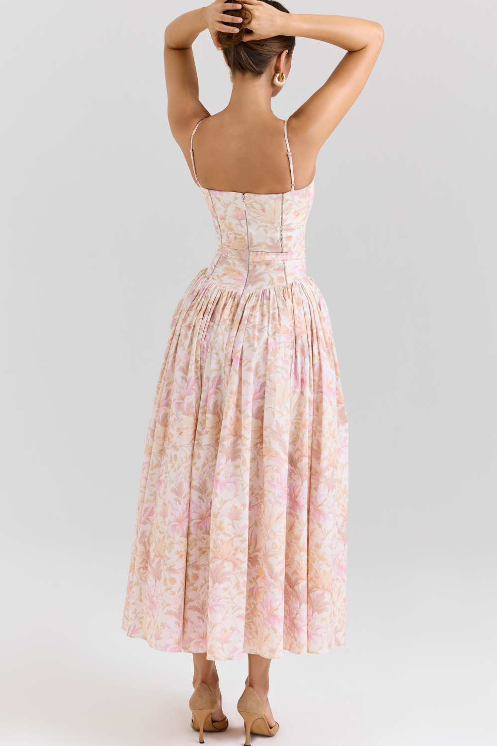 Vestit midi floral
