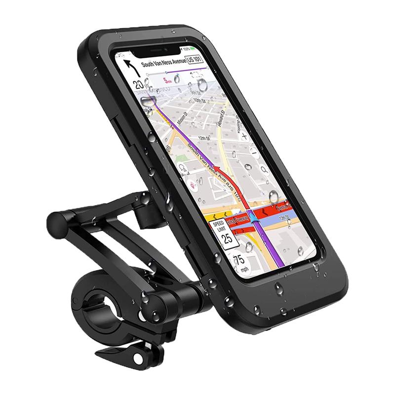 Supporto impermeabile per telefono per bici e moto