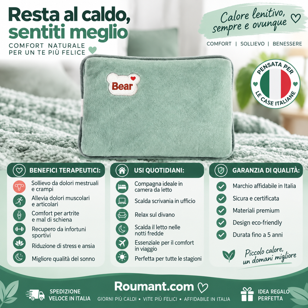 Bossa d'aigua elèctrica recarregable anti-explosió