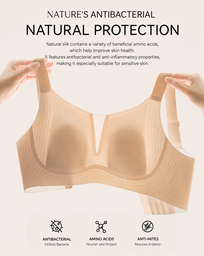 Soutien-gorge grande taille sans coutures, confortable, à bonnet plein et maintien intégré