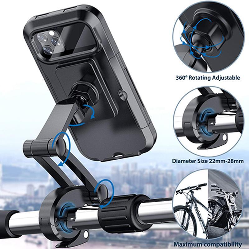 Supporto impermeabile per telefono per bici e moto