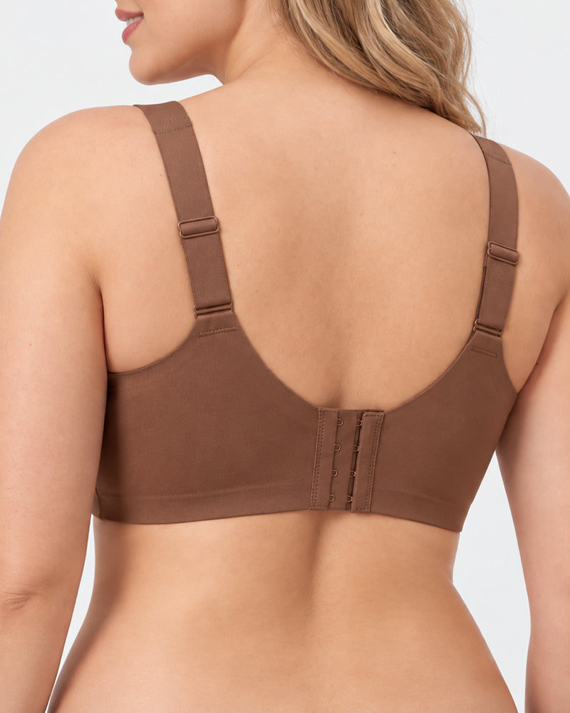 Soutien-gorge confort sans armatures à maintien en W et couvrance intégrale