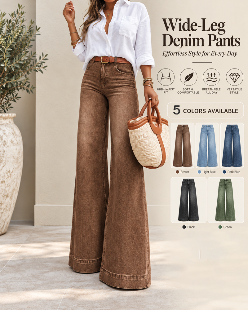 Jeans eleganti extra large a vita alta