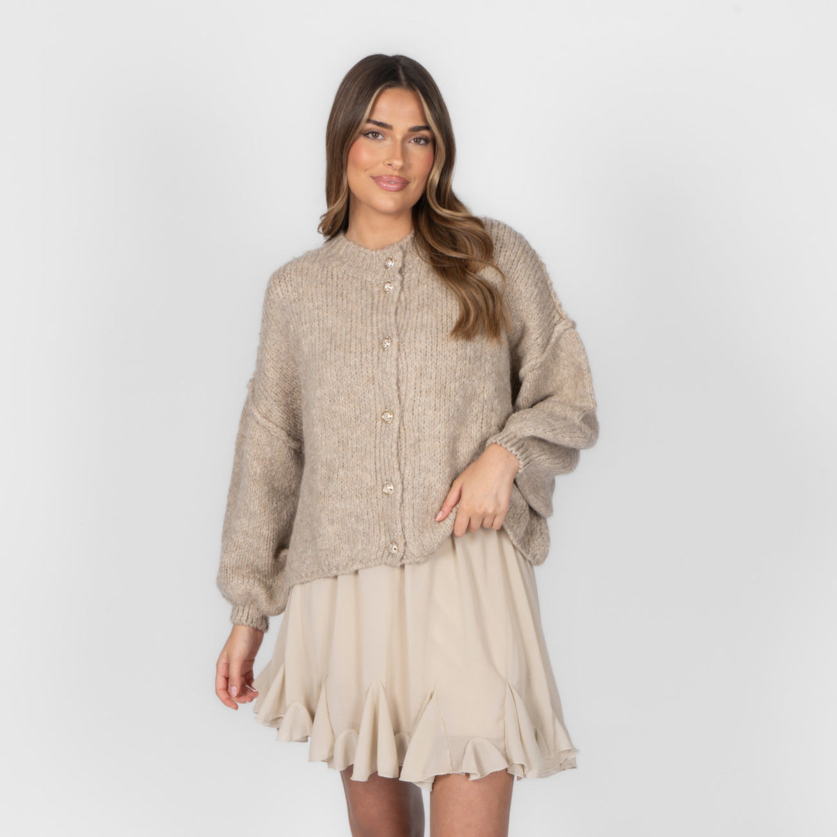 Càrdigan oversize llarg