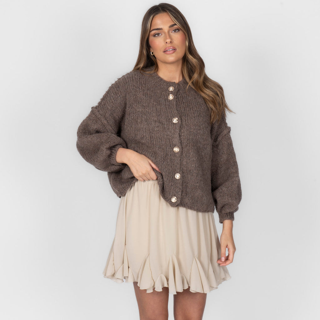 Càrdigan oversize llarg