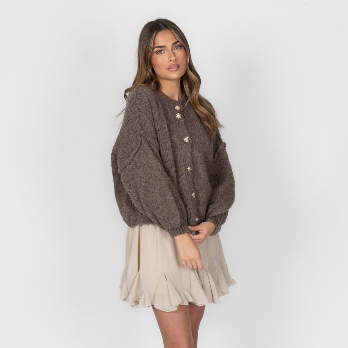 Càrdigan oversize llarg