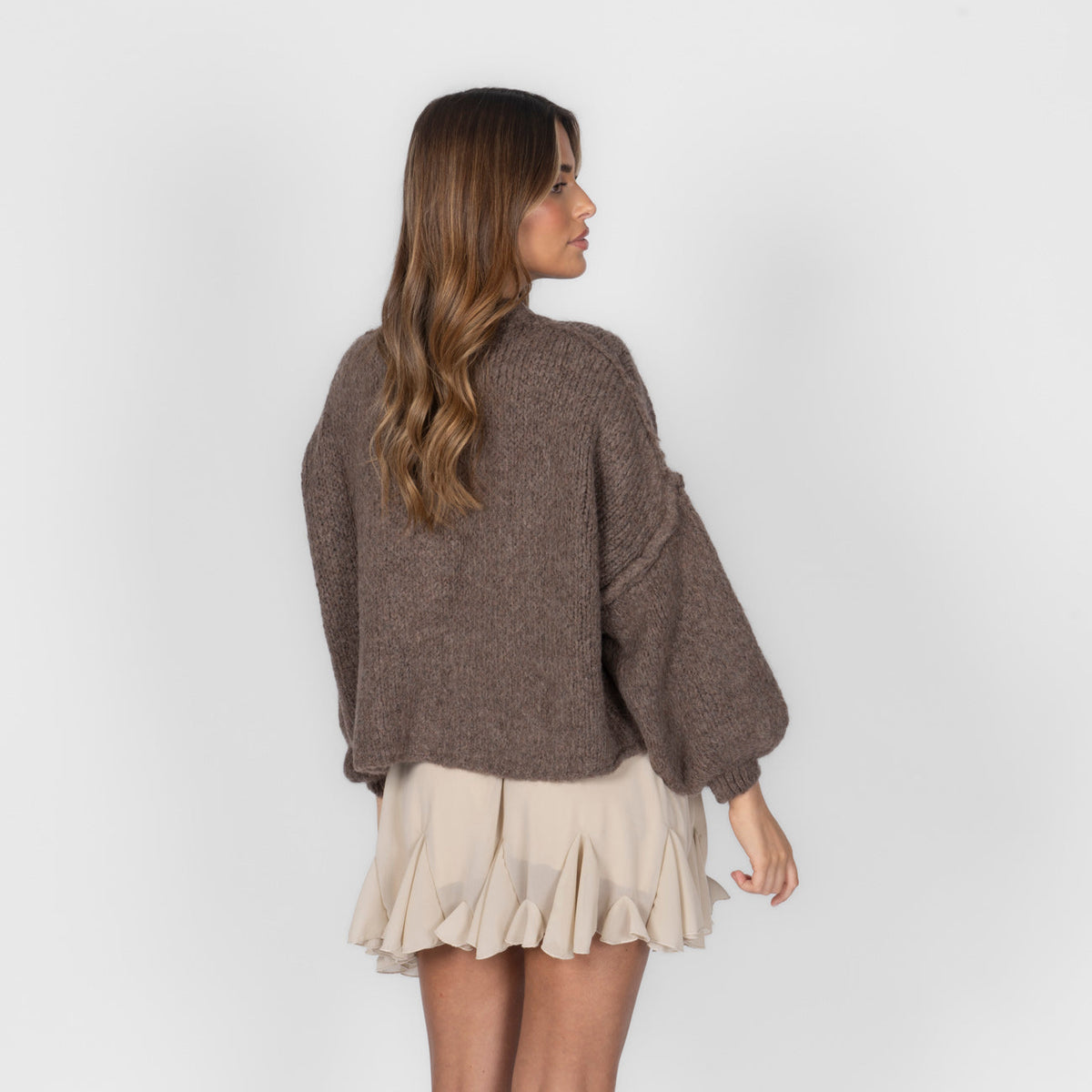 Càrdigan oversize llarg
