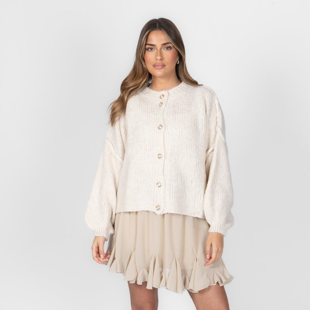 Càrdigan oversize llarg