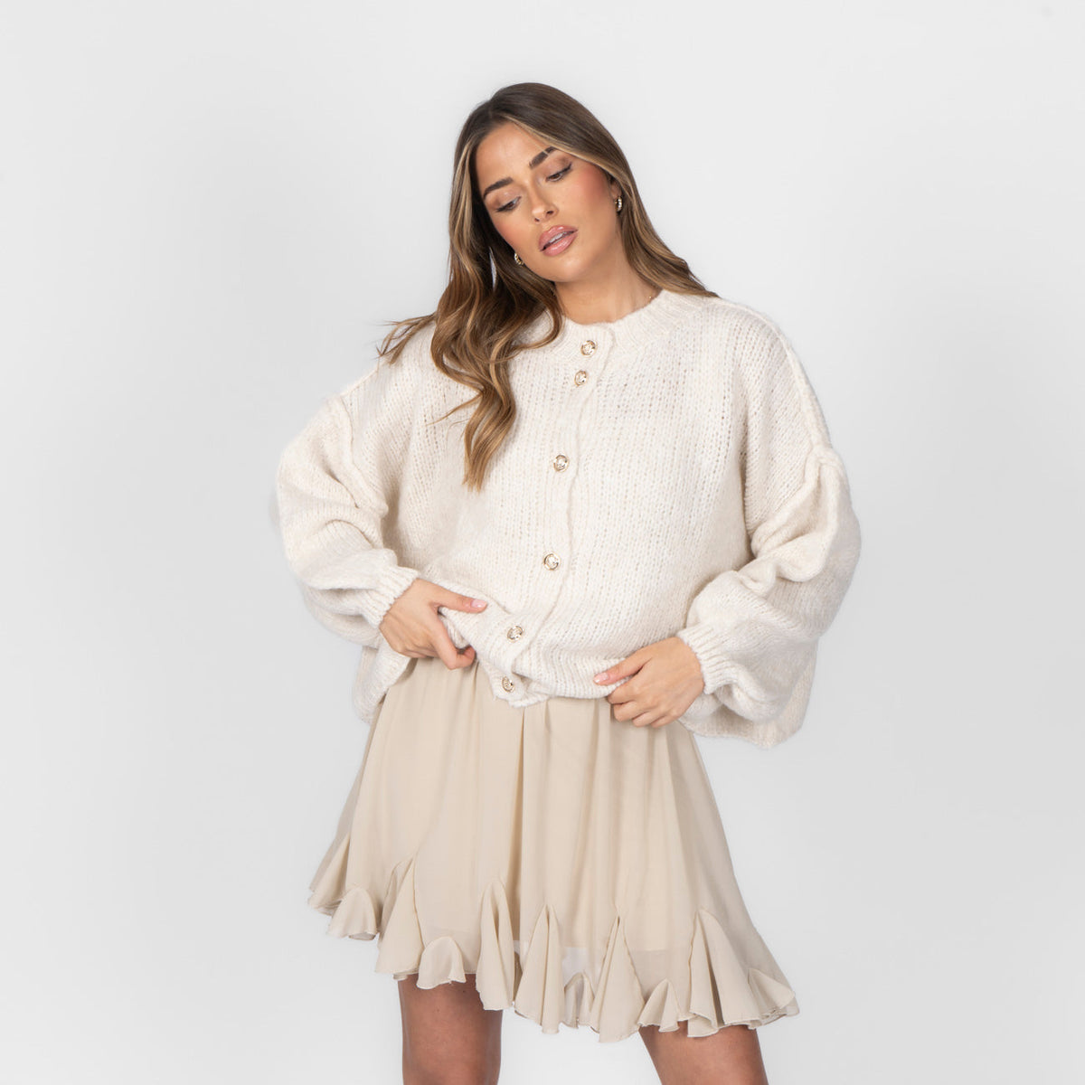 Càrdigan oversize llarg