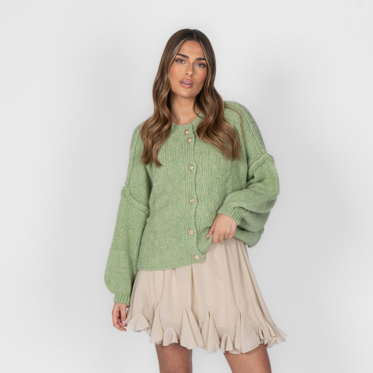 Càrdigan oversize llarg