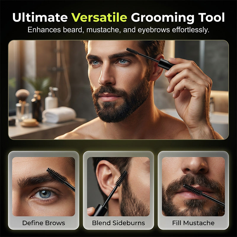 Teinture longue tenue pour barbe et sourcils homme