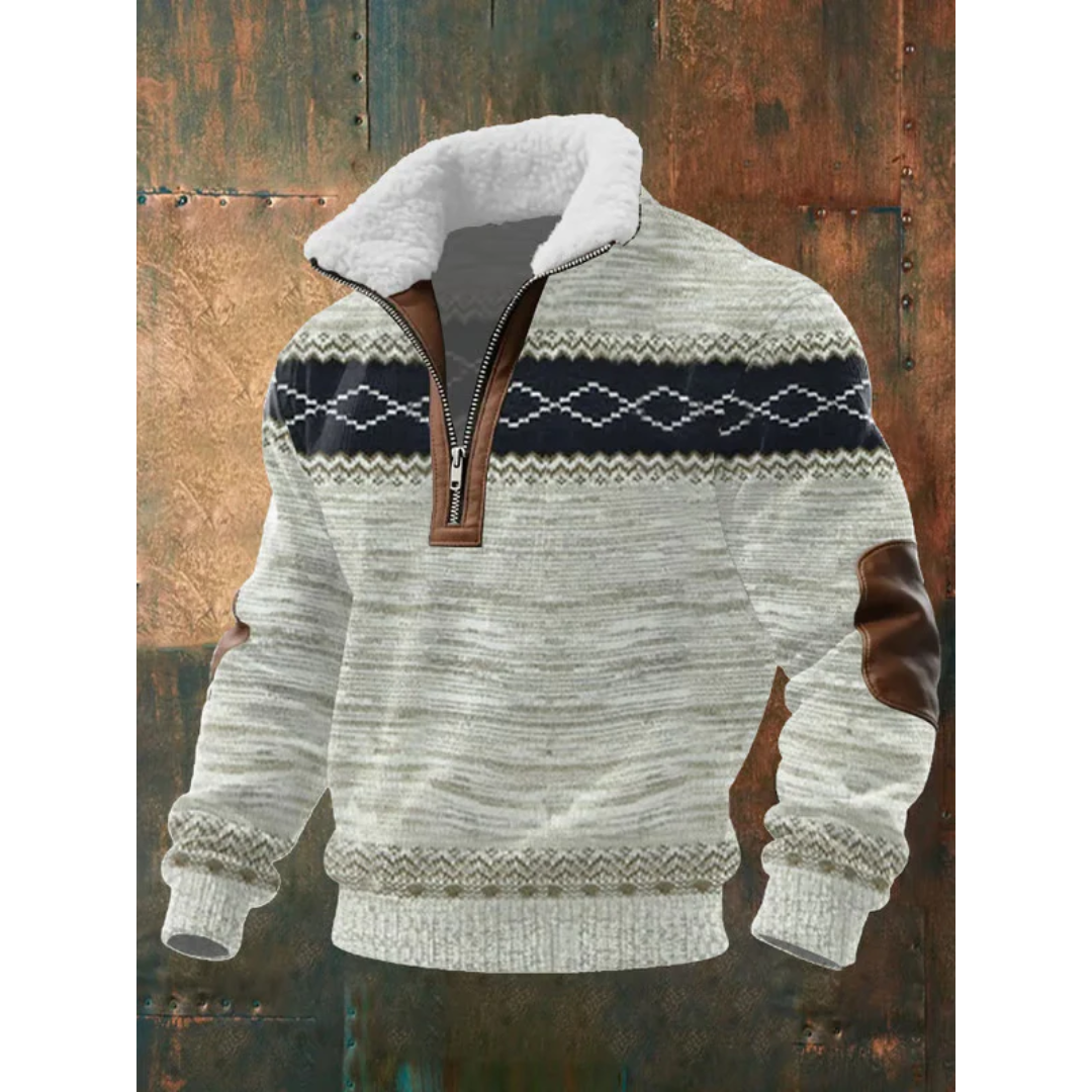 Polaire en jersey zippée