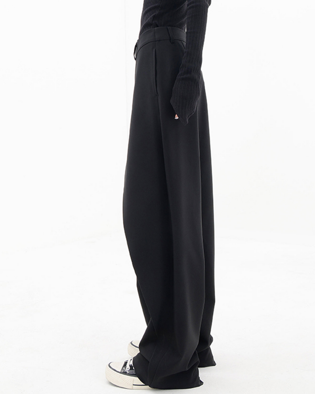 Pantaloni a gamba larga con design
