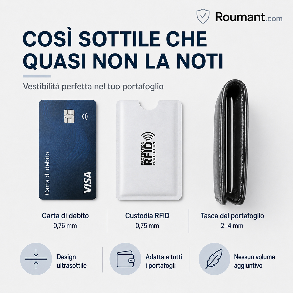 Étuis de protection RFID pour cartes bancaires
