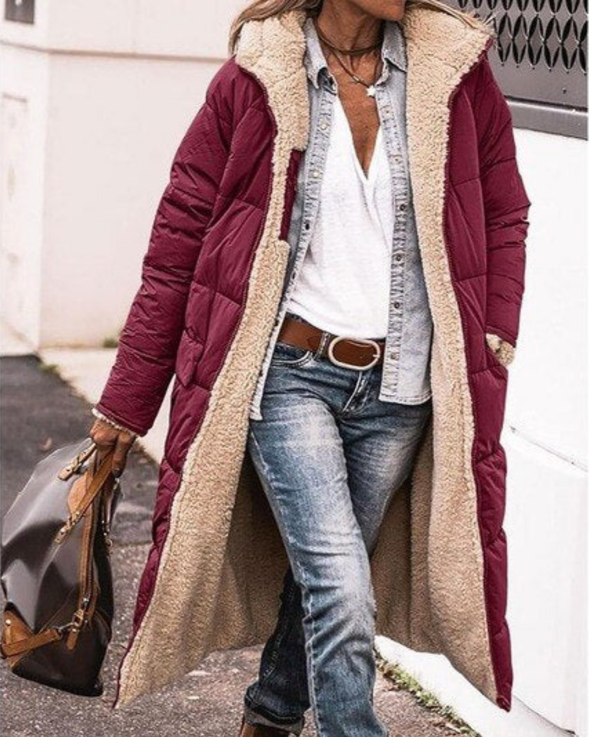 Manteau réversible de saison