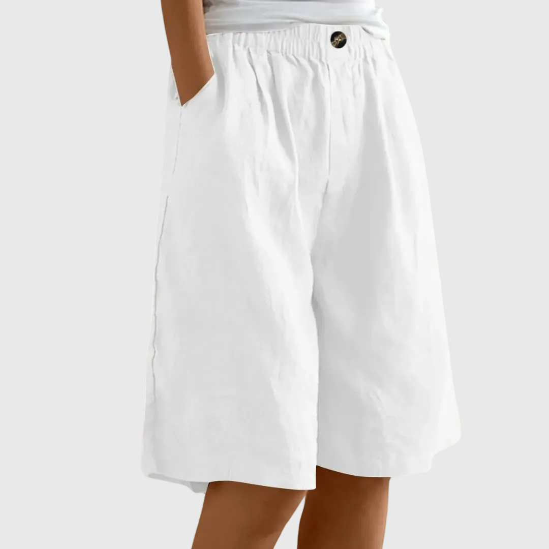 Pantaloncini ampi con vita elasticizzata