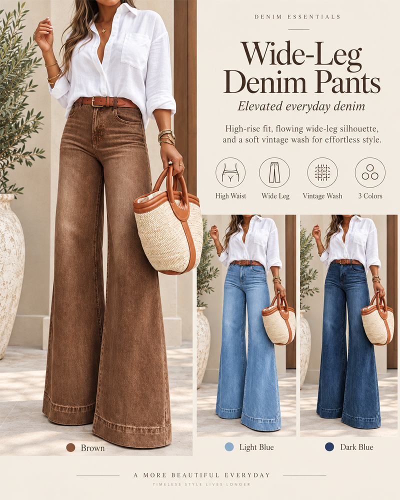 Jeans eleganti extra large a vita alta