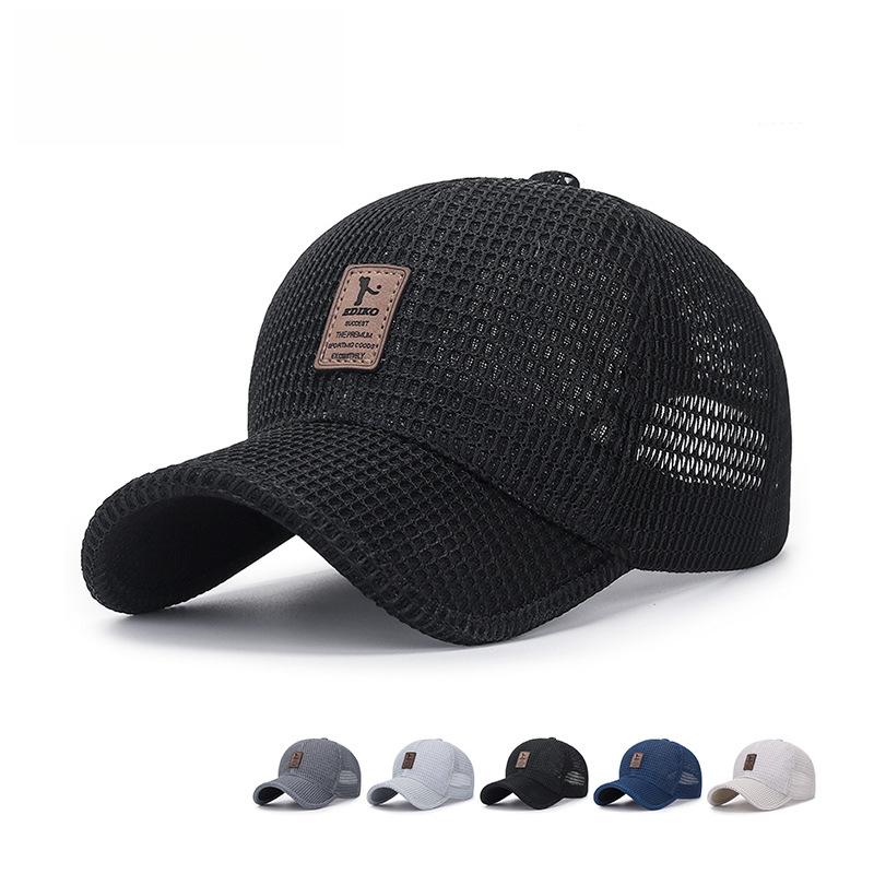 Gorra de béisbol ligera y transpirable para el verano