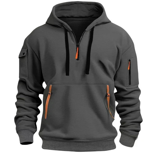 Sweat à capuche coupe décontractée