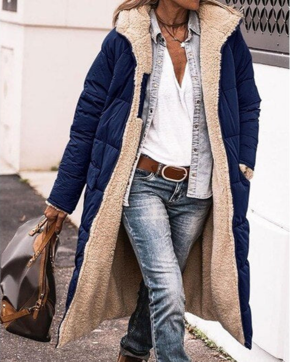Manteau réversible de saison