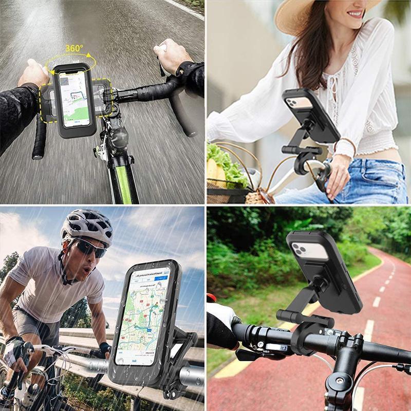 Supporto impermeabile per telefono per bici e moto