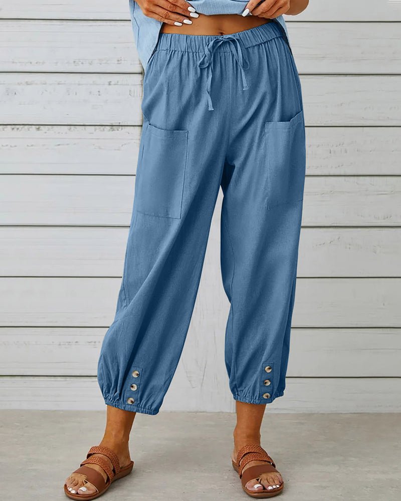 Pantalones de cintura cómoda