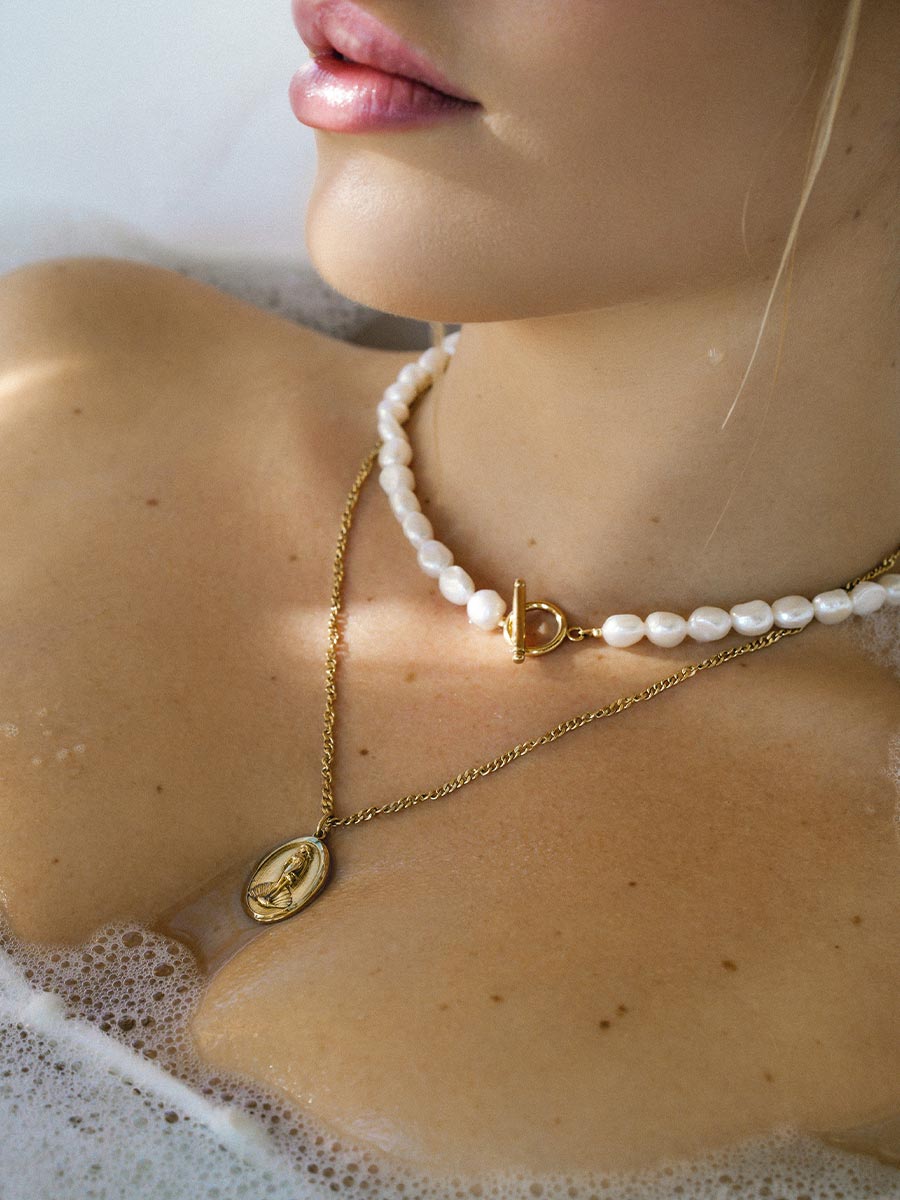 Collier de Perles OT - Élégance Classique