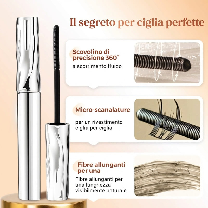 Mascara fibré waterproof – longueur et courbure instantanées