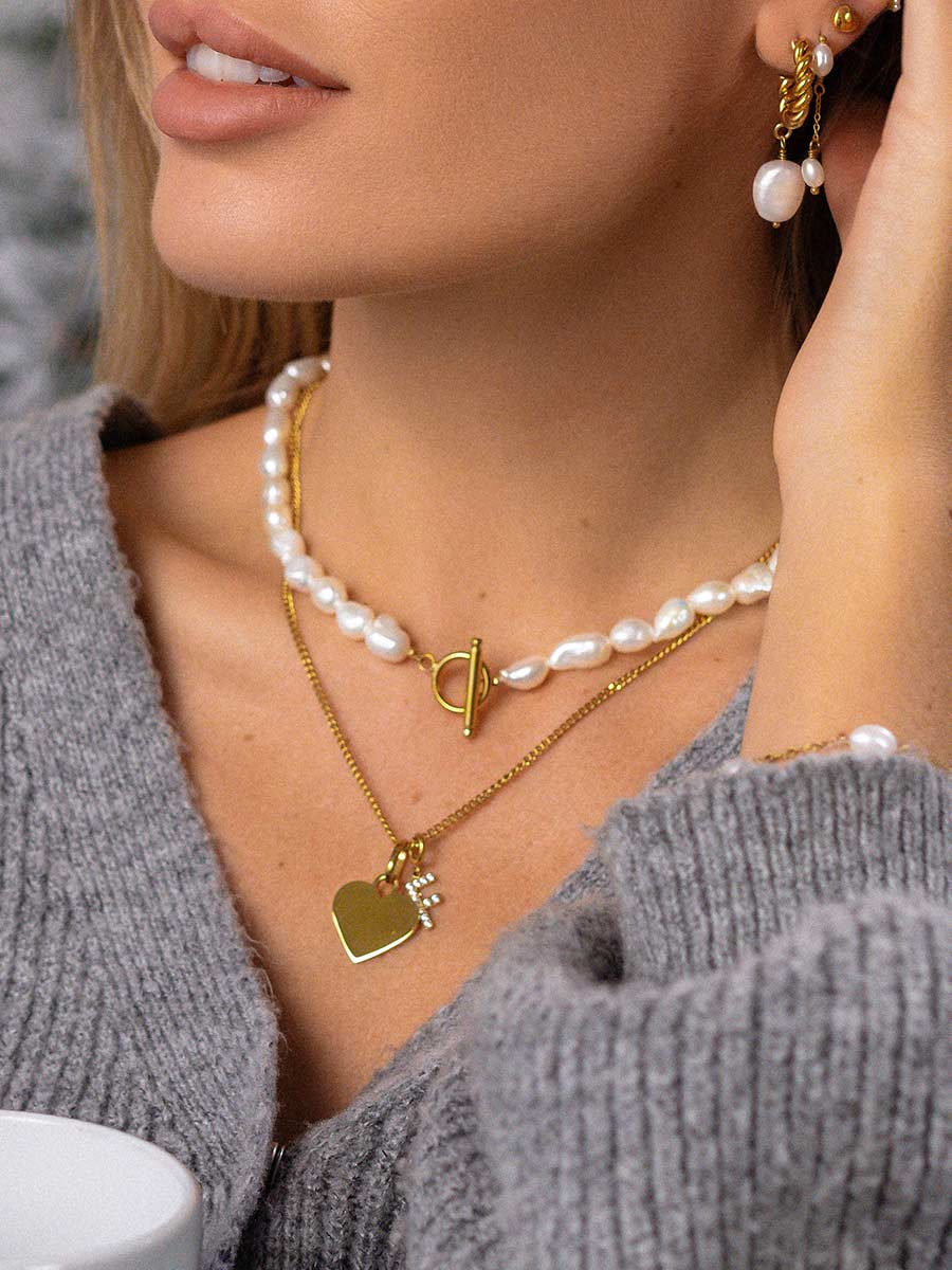 Collier de Perles OT - Élégance Classique