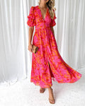 Robe longue éclat solaire