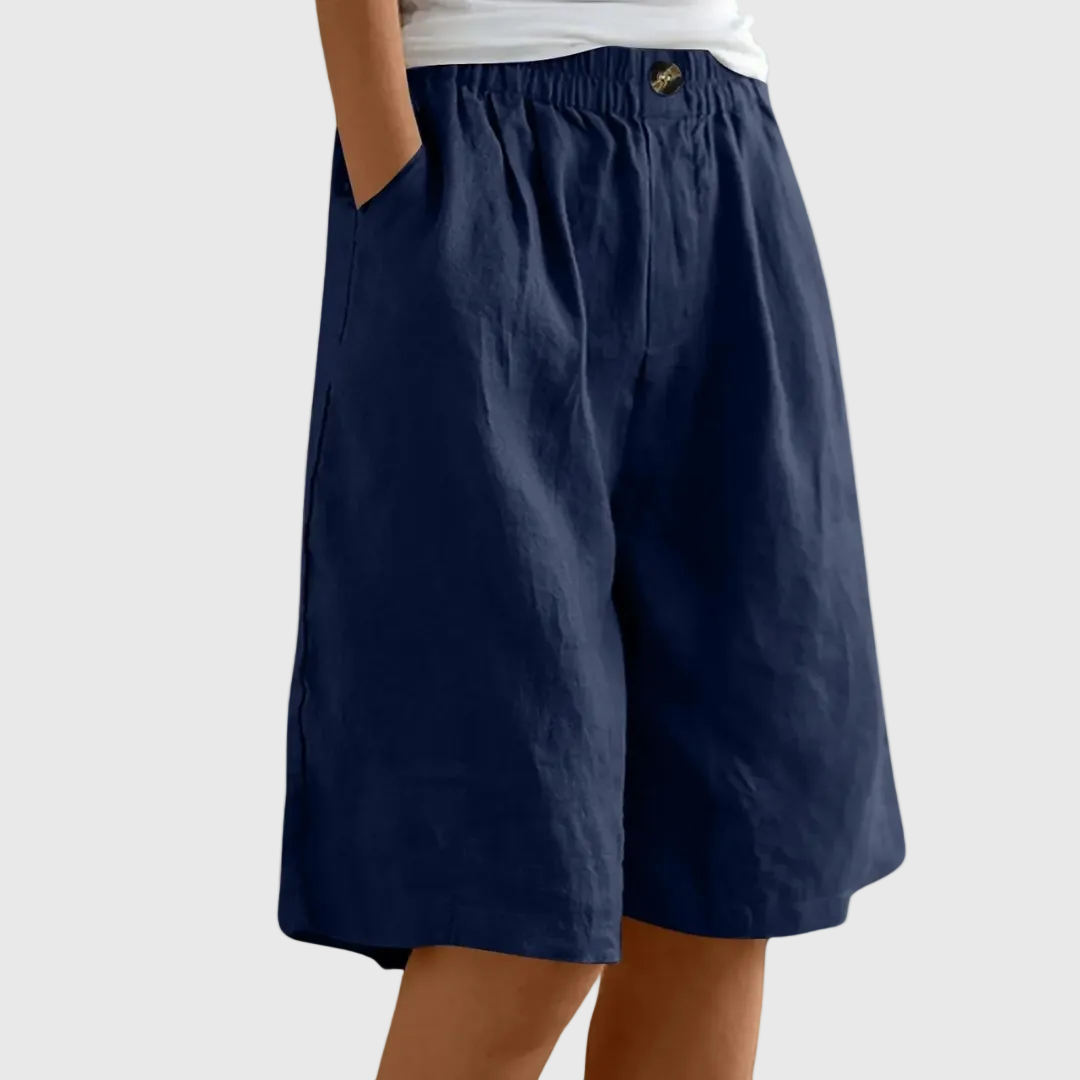 Pantaloncini ampi con vita elasticizzata