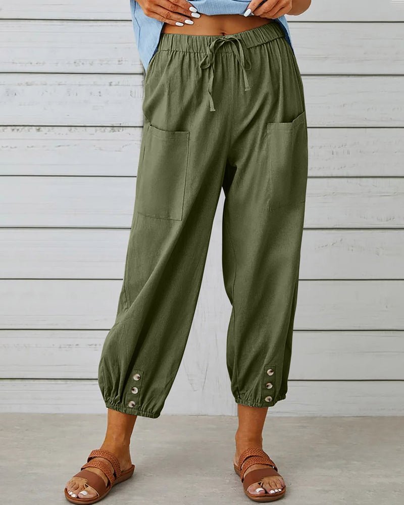 Pantaloni con vita comoda