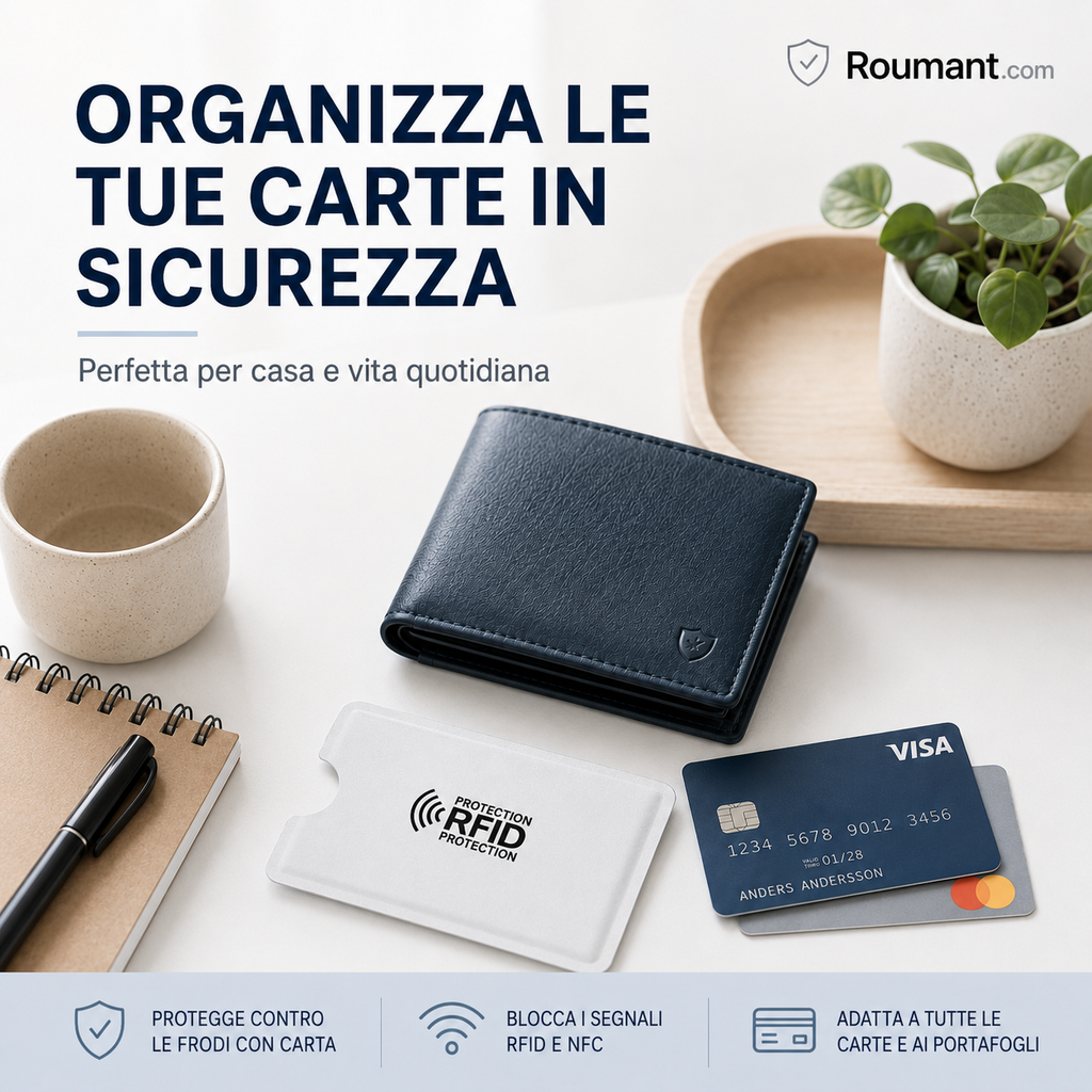 RFID-beskyttelsesetuier for bankkort