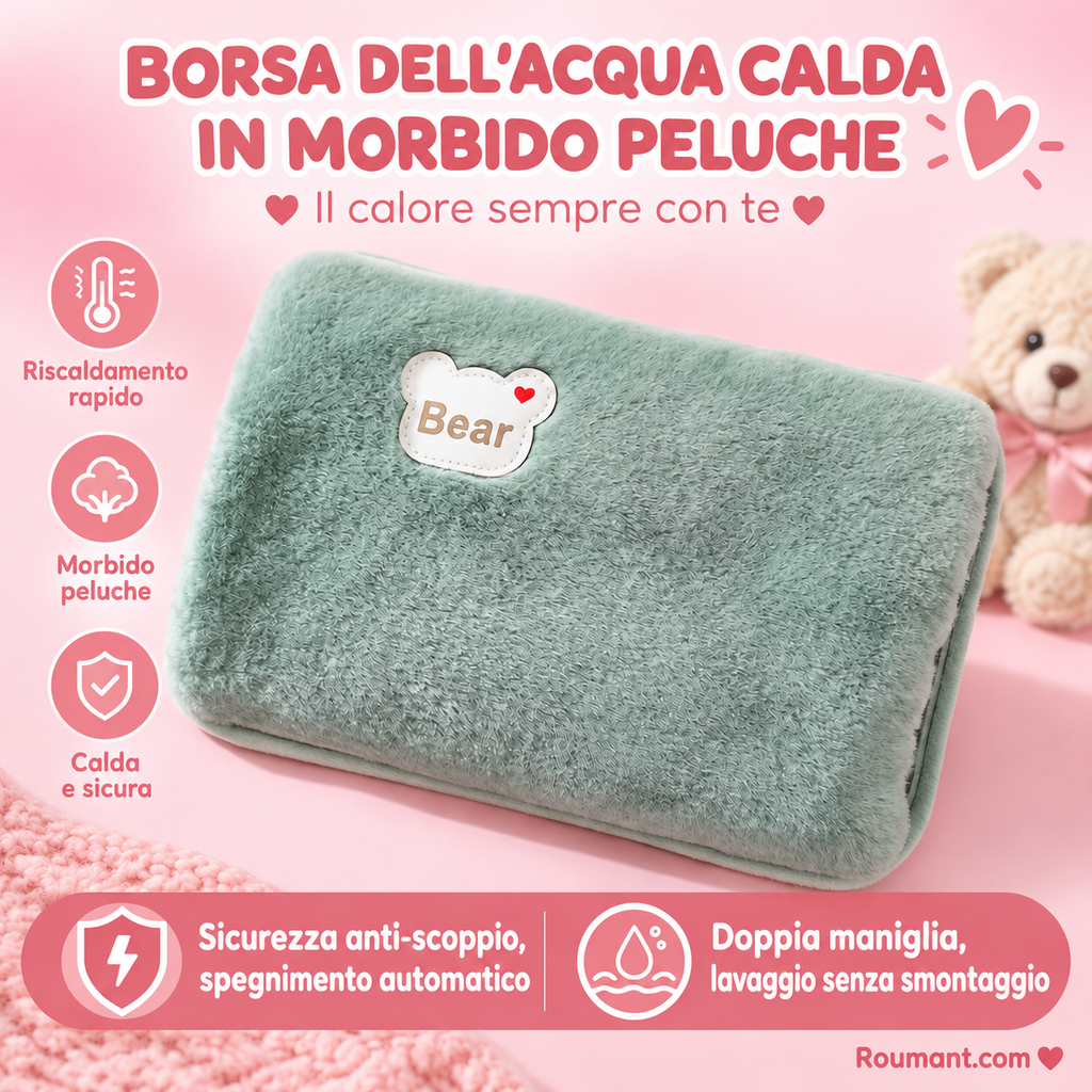 Bossa d'aigua elèctrica recarregable anti-explosió