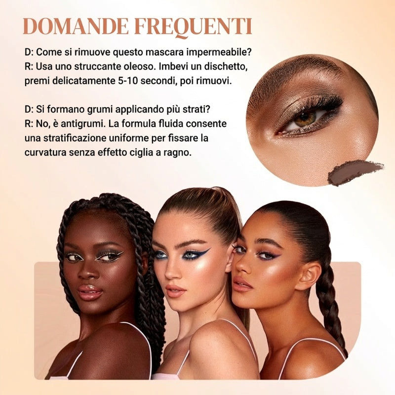 Mascara fibré waterproof – longueur et courbure instantanées