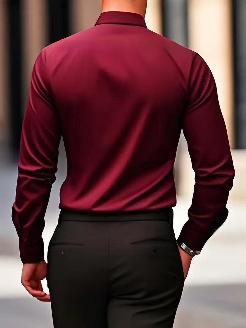 Camisa clásica de manga larga
