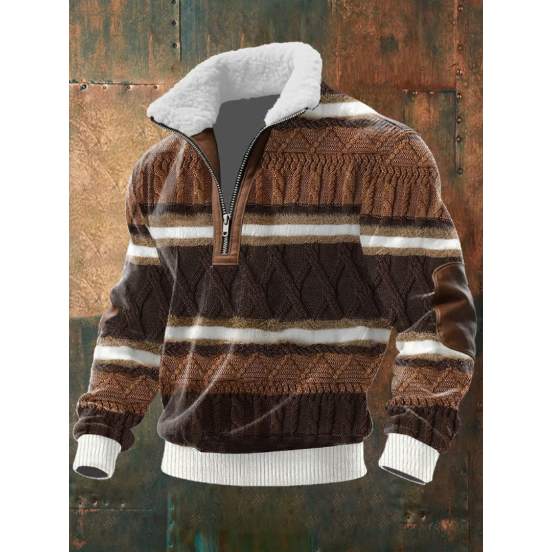 Polaire en jersey zippée